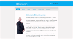 Desktop Screenshot of elkhorninsurance.net