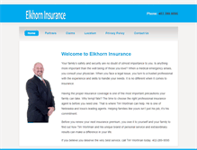 Tablet Screenshot of elkhorninsurance.net